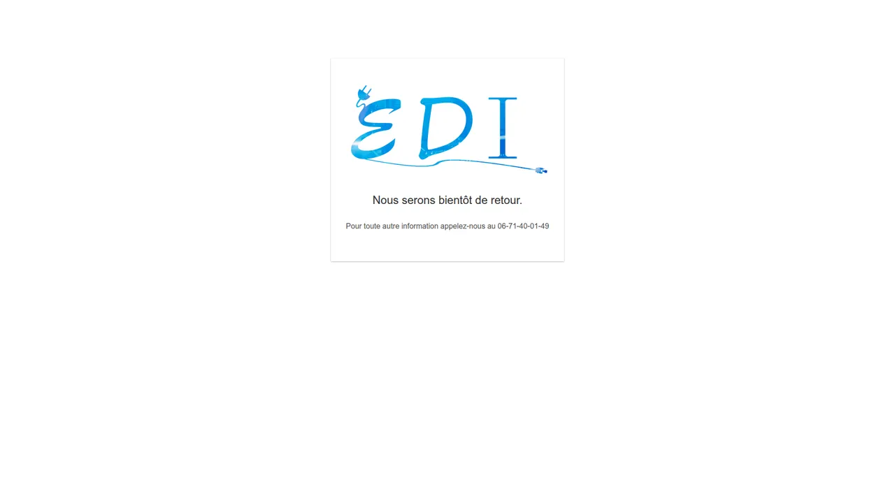 Aperçu du site Boutique E.D.I