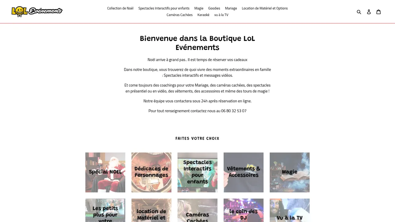 Screenshot de Boutique lol événements