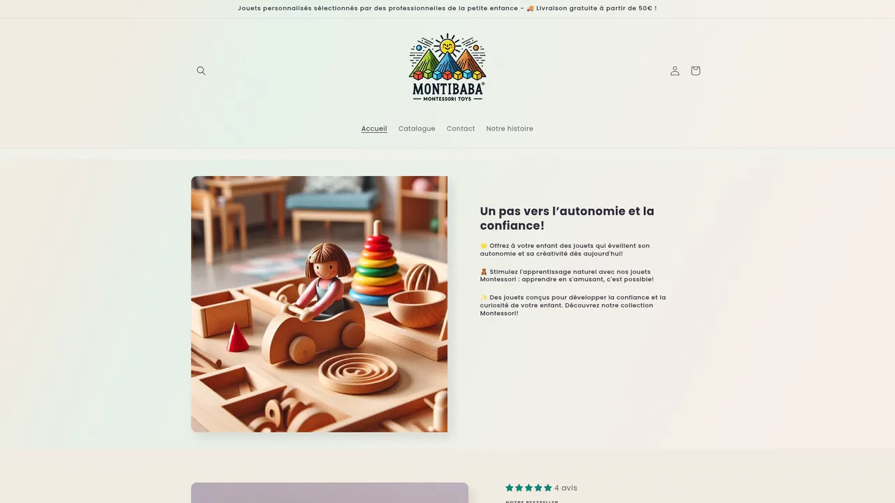 Screenshot de Boutique Montibaba
