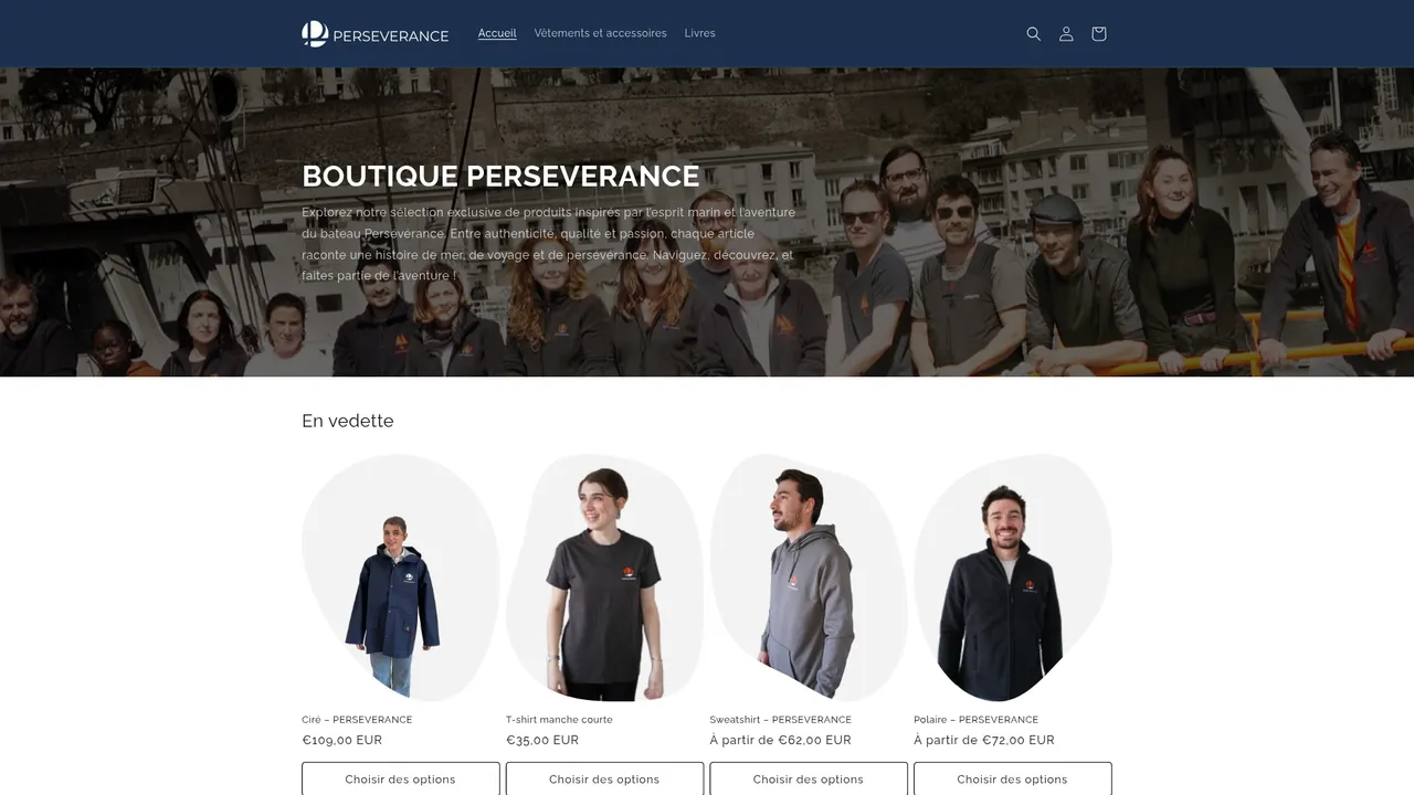 Screenshot de boutique.polarpod.fr