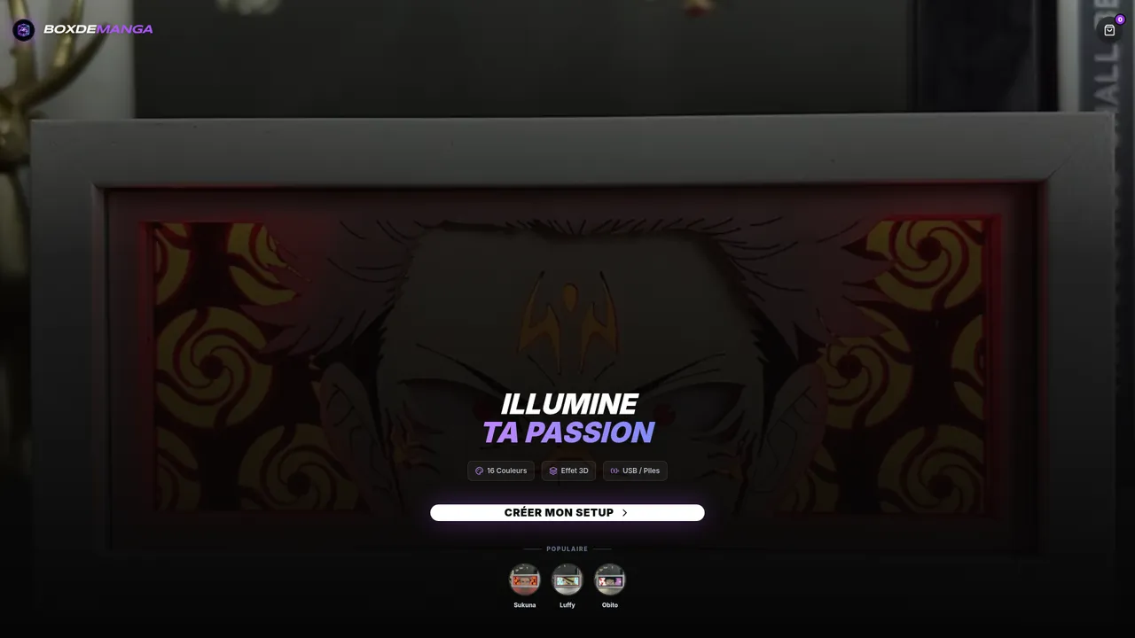Screenshot de BoxDeManga