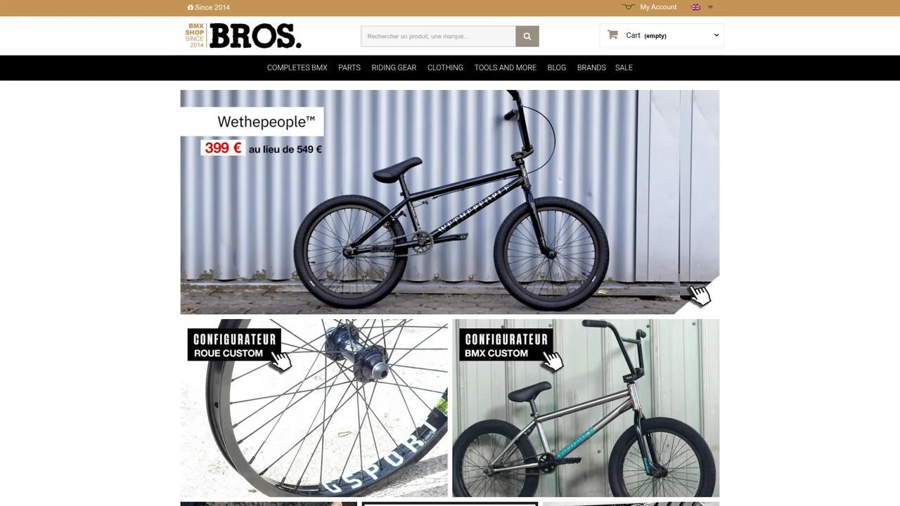 Screenshot de Bros Bike Store