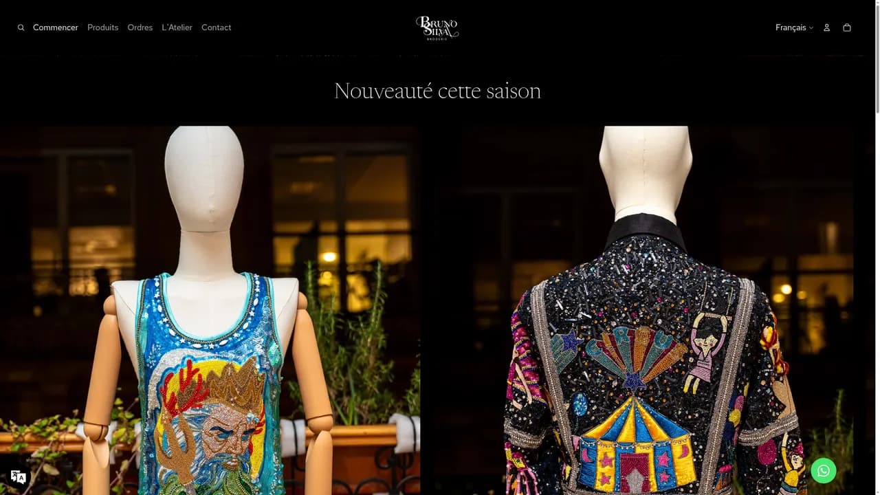 Screenshot de Bruno Silva Broderie