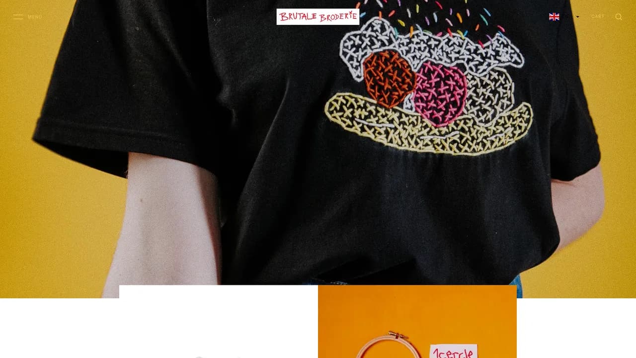 Screenshot de brutalebroderie.com
