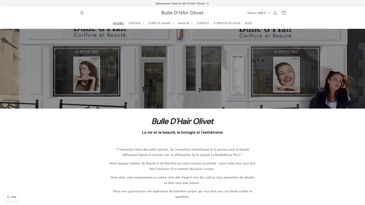 Screenshot de Bulle D’Hair Olivet