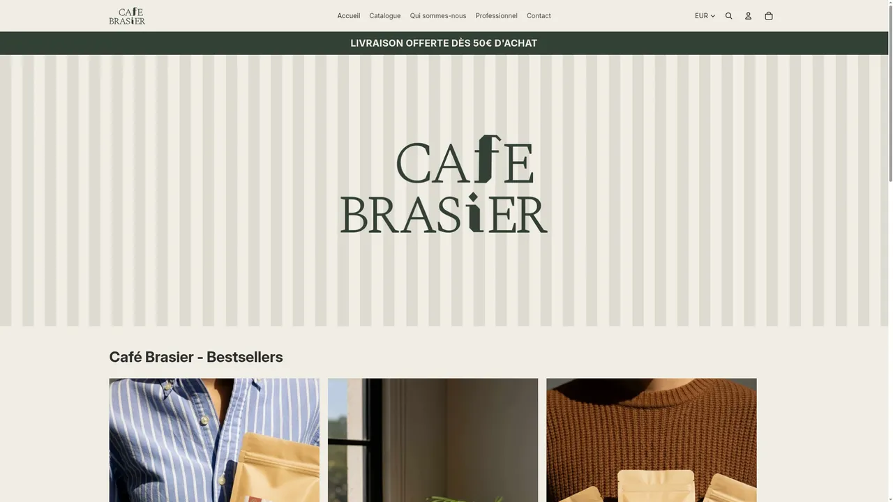 Screenshot de Café Brasier