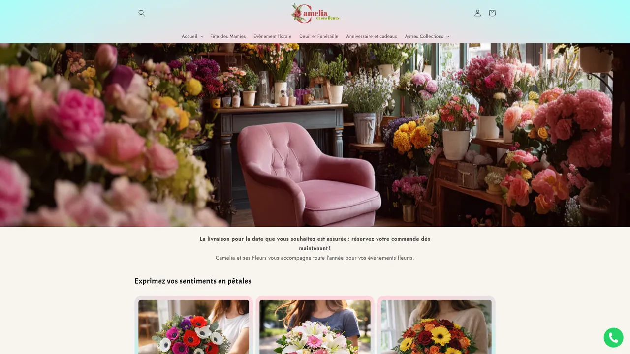 Screenshot de Camelia et ses fleurs