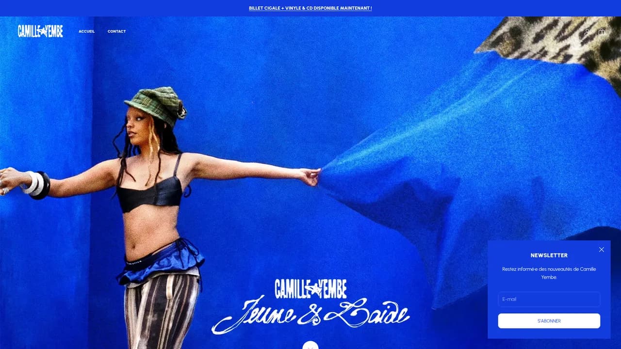 Screenshot de Camille Yembe - Jeune&Laide