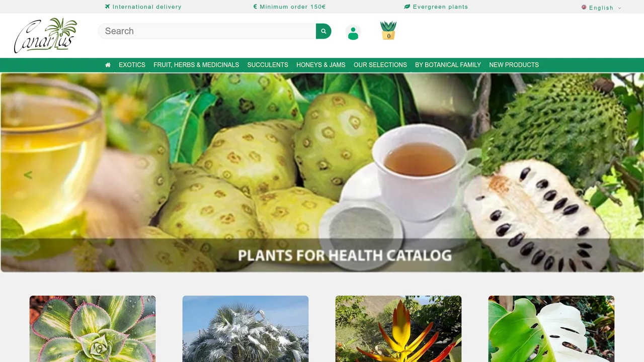 Screenshot de Canarius, plantes exotiques des îles Canaries