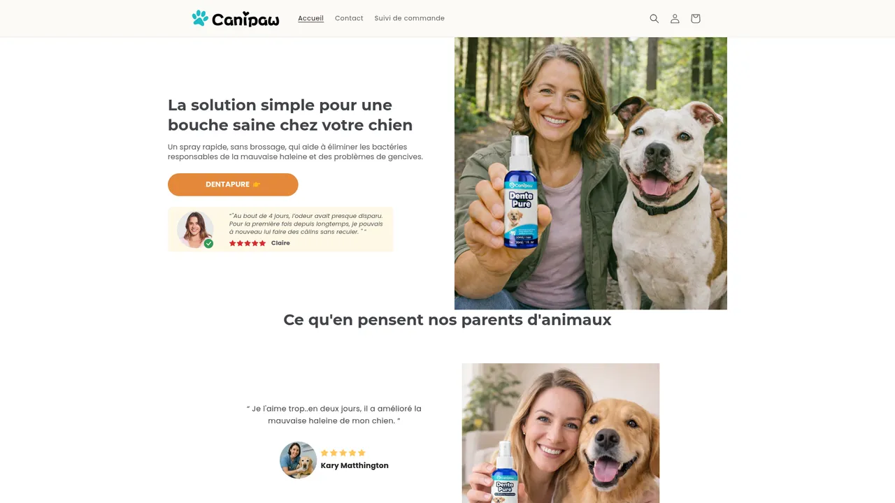 Screenshot de Canipaw