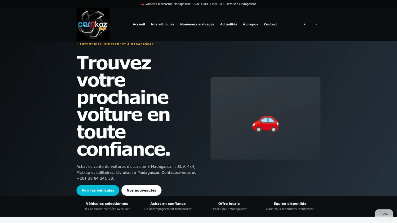 Aperçu du site carokazmada.com