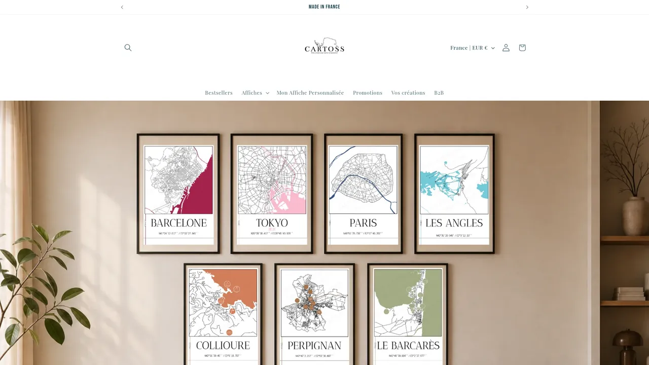 Aperçu du site CARTOSS