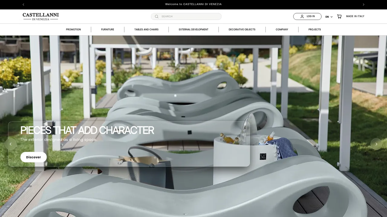 Screenshot de CASTELLANNI DESIGN