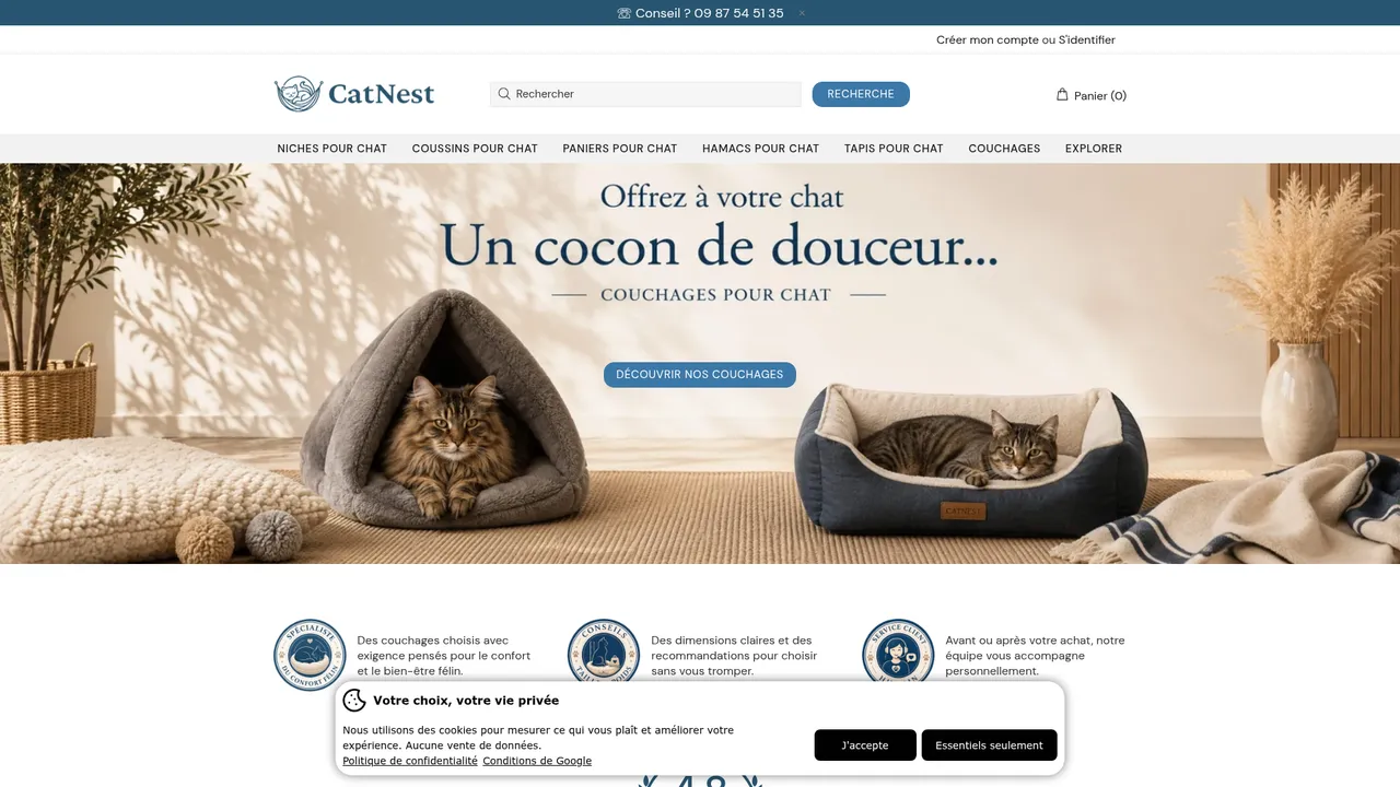 Screenshot de CatNest