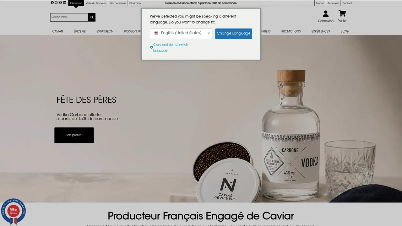 Screenshot de Caviar de Neuvic