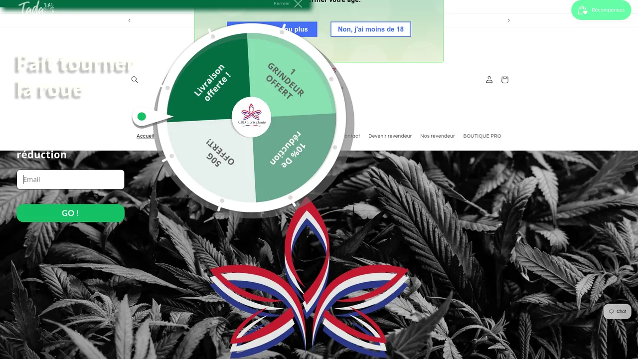 Screenshot de CBDAPRIXPLANTE