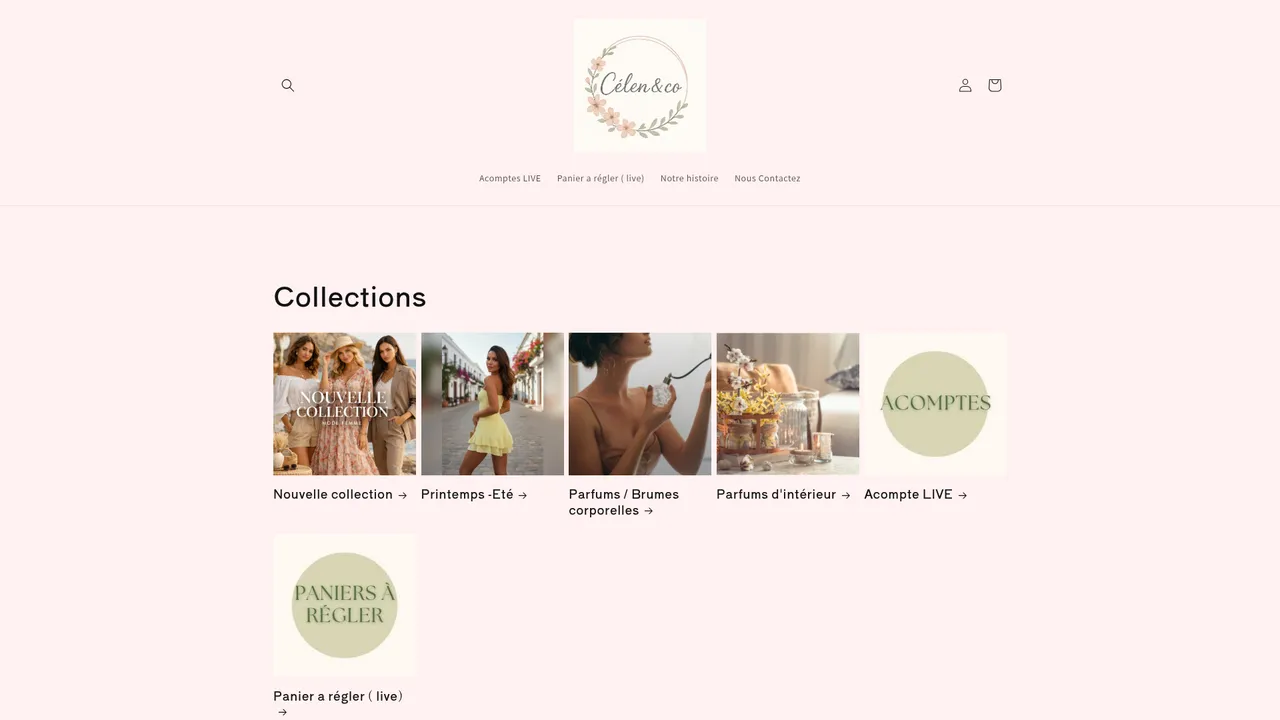 Aperçu du site Célen&Co