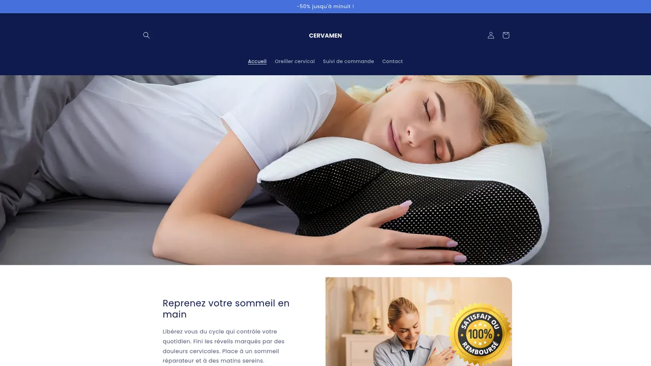 Aperçu du site cervamen.com