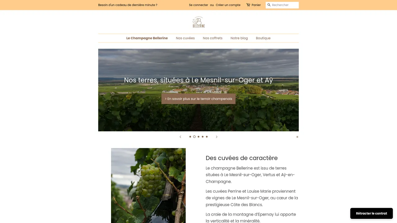 Screenshot de Champagne Bellerine