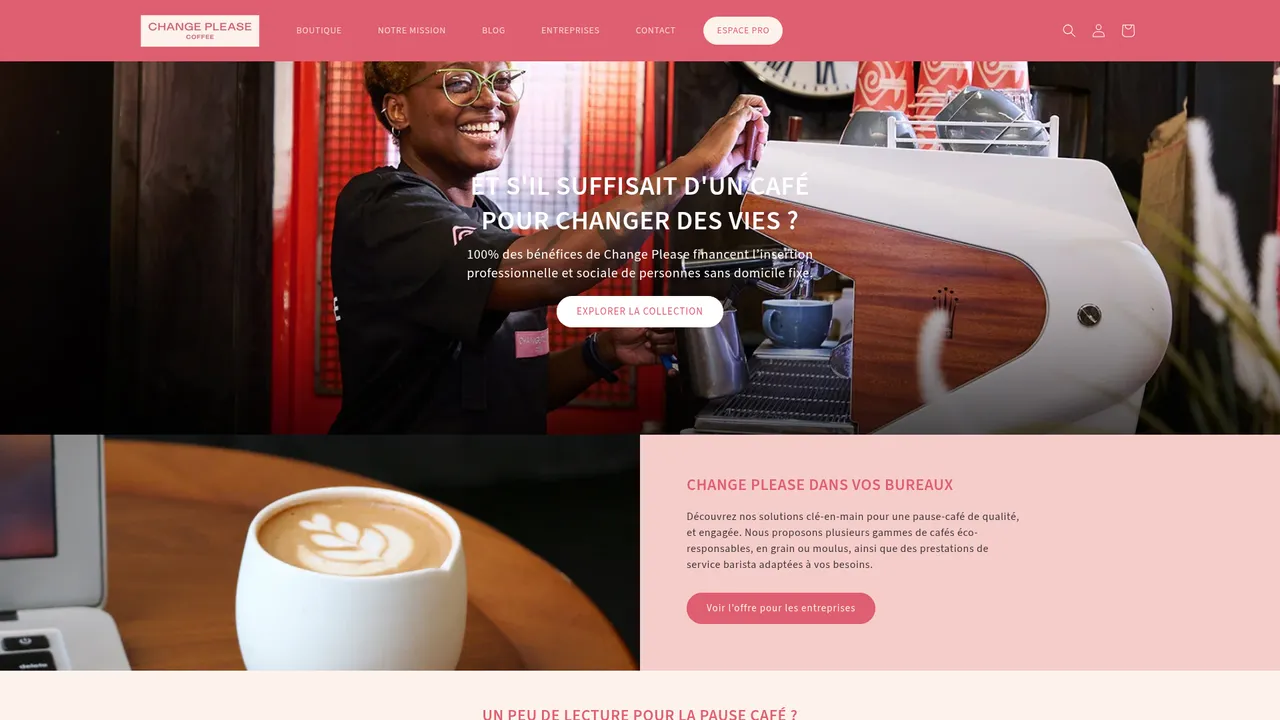Screenshot de changeplease-FR