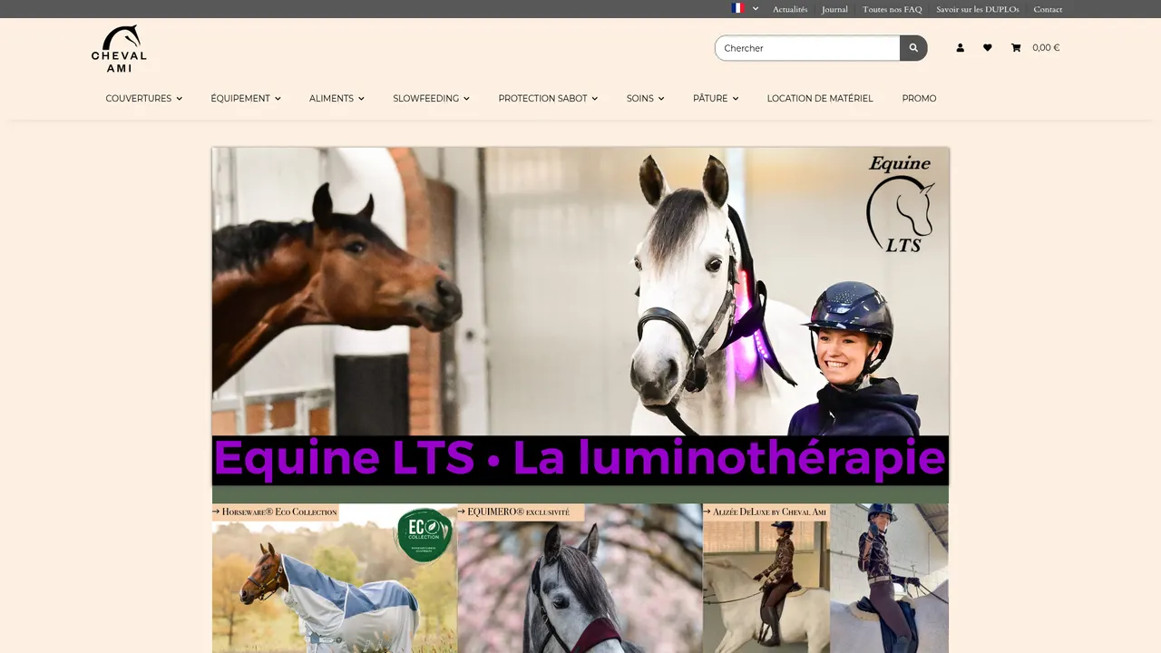 Aperçu du site cheval-ami.fr