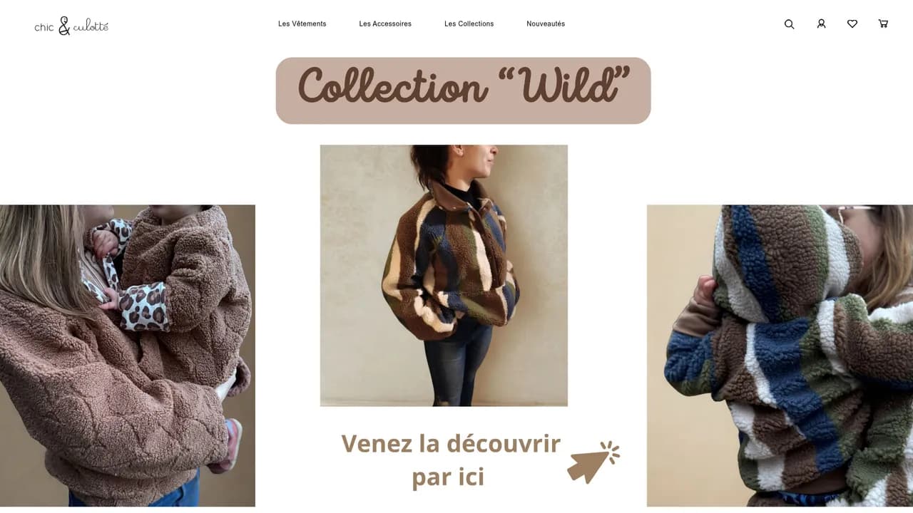 Aperçu du site Chic & culotté
