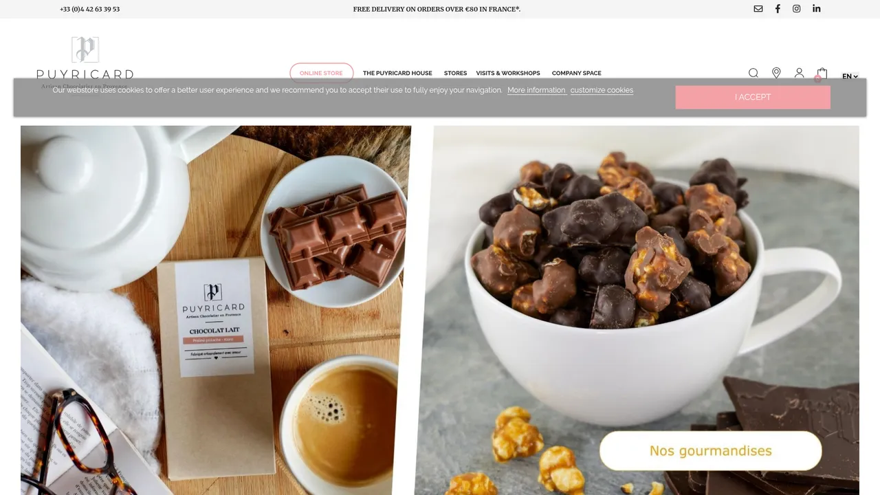 Screenshot de Chocolaterie de Puyricard