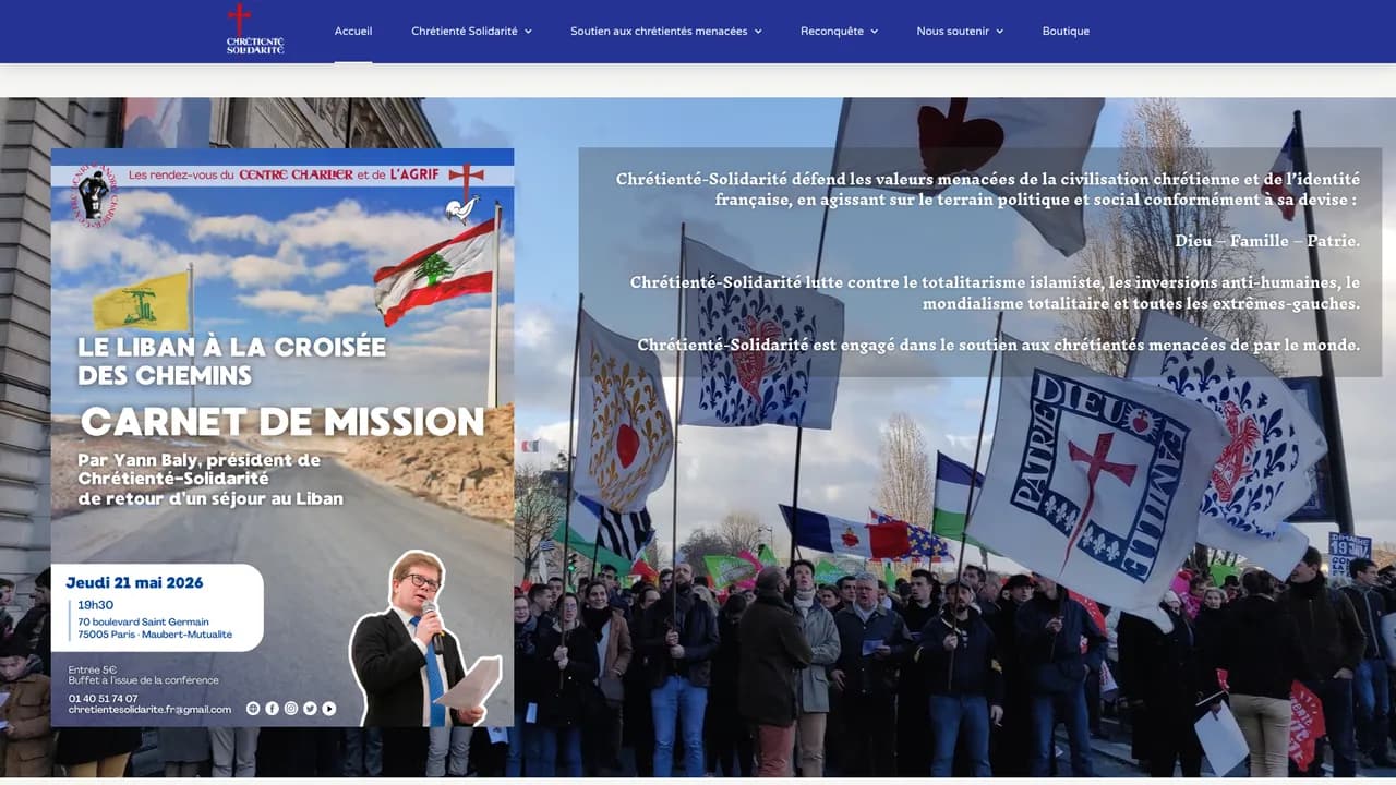 Aperçu du site chretientesolidarite.fr