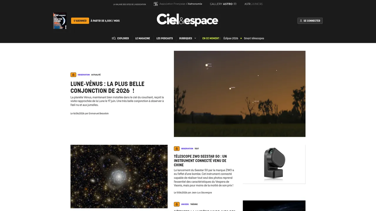 Screenshot de Ciel & Espace