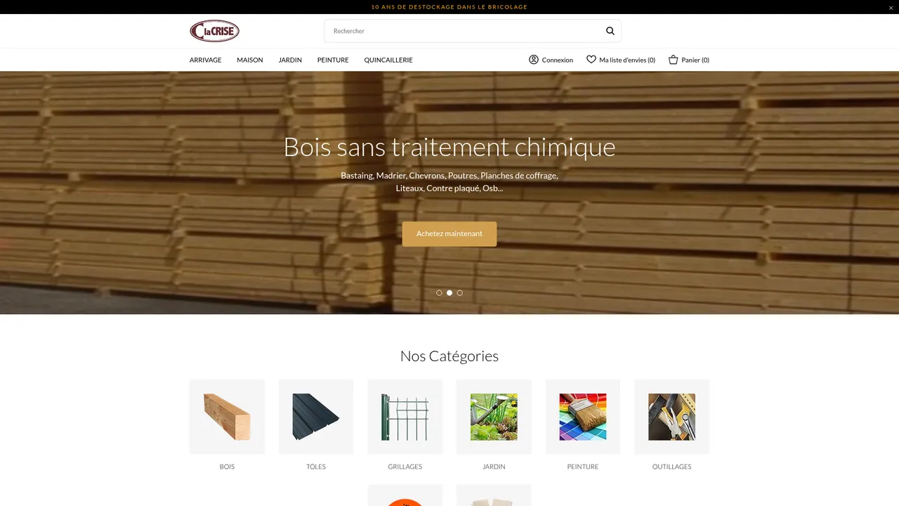Aperçu du site Clacrise 60