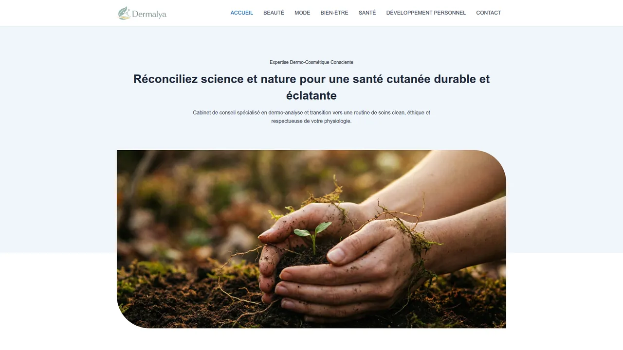 Aperçu du site Clean Cosmétiques