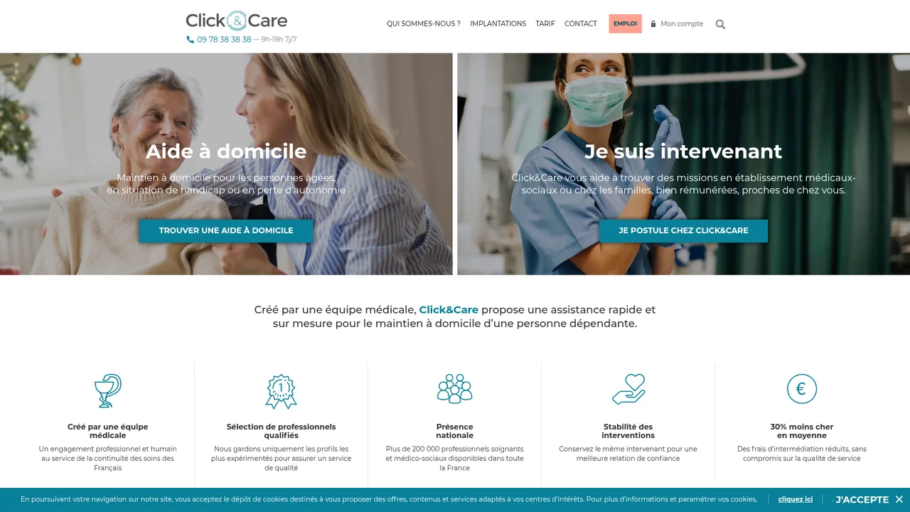 Screenshot de Click&Care