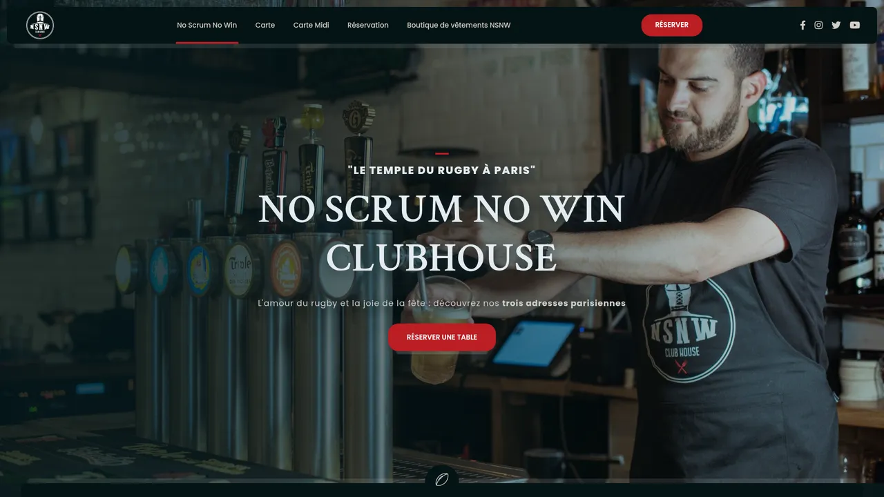 Aperçu du site clubhousensnw.com