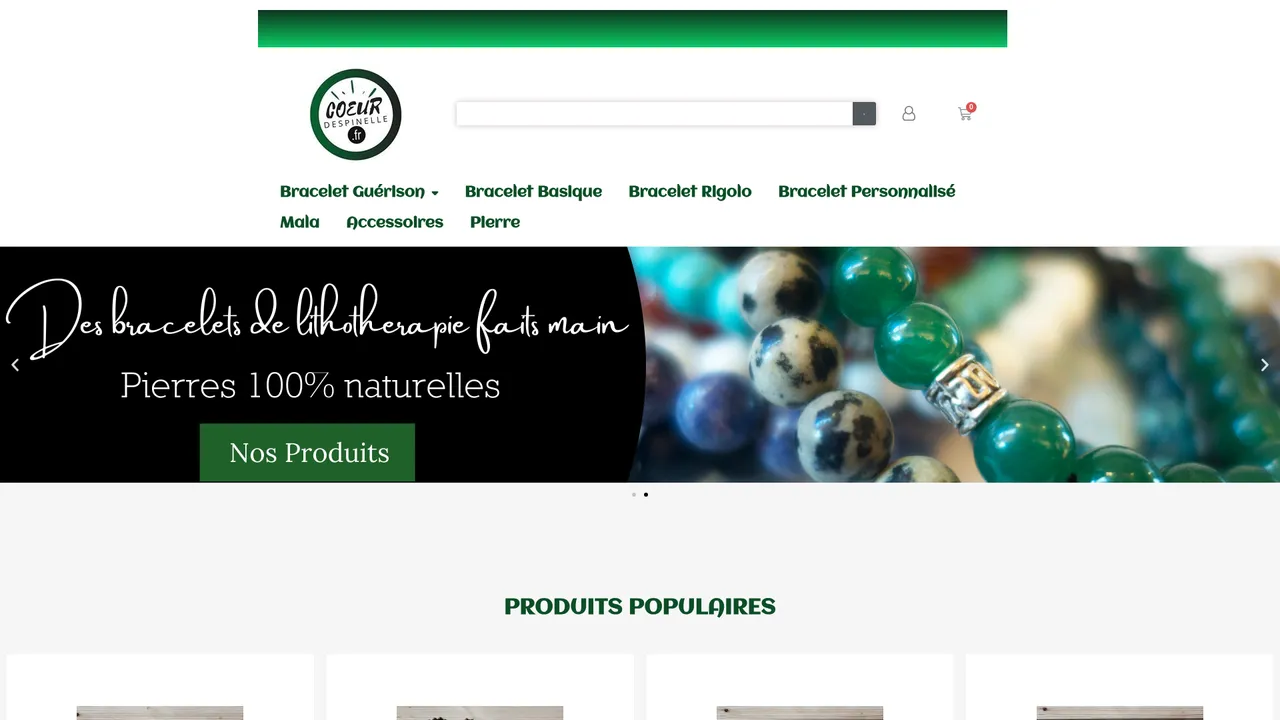 Aperçu du site CoeurDeSpinelle