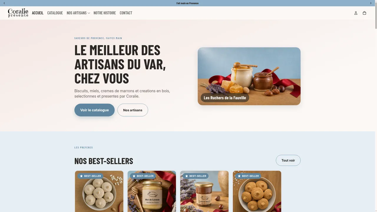 Screenshot de CORALIE PRÉSENTE