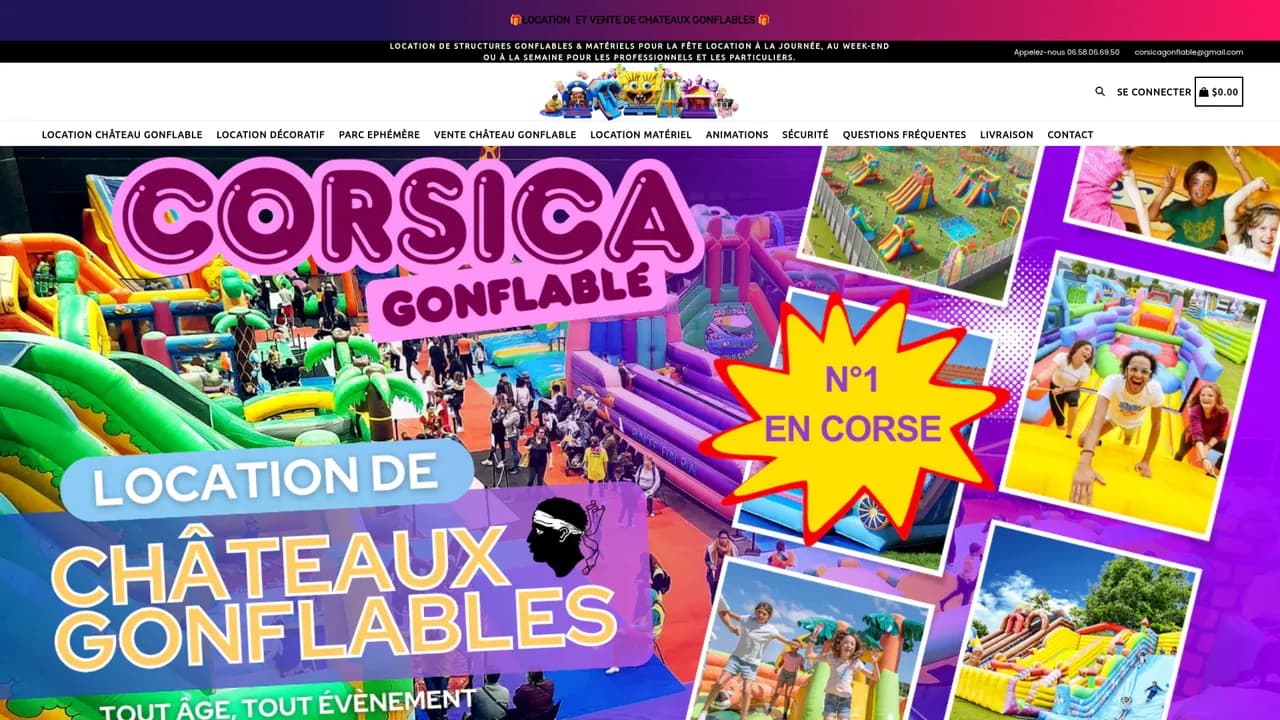 Screenshot de Corsica gonflable