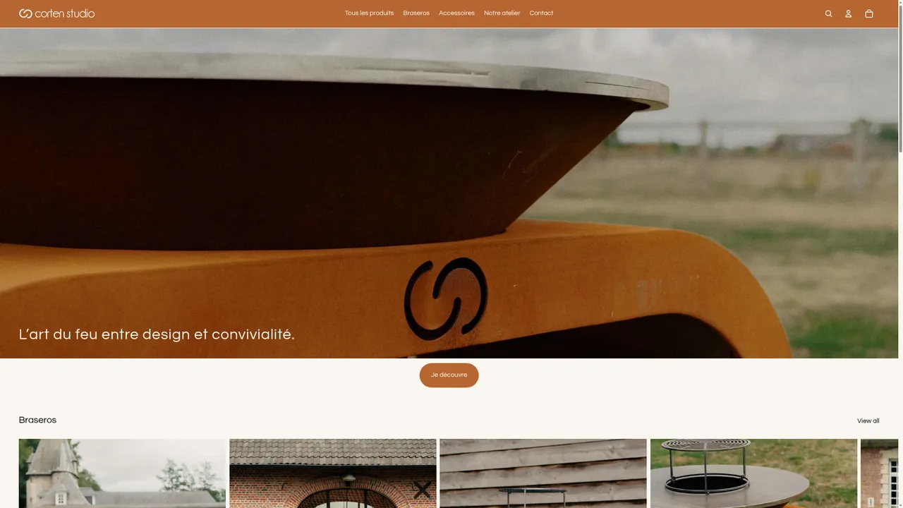 Screenshot de Corten Studio