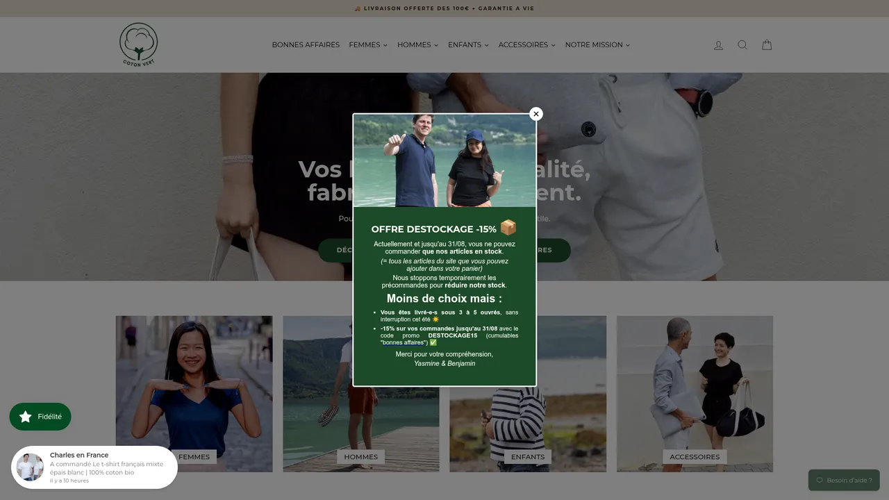 Screenshot de Coton vert