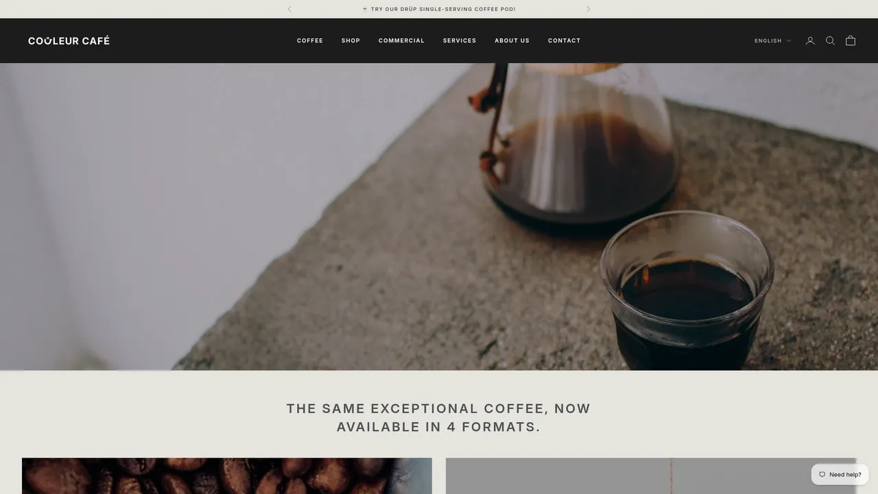 Screenshot de Couleur Café | Roasting House