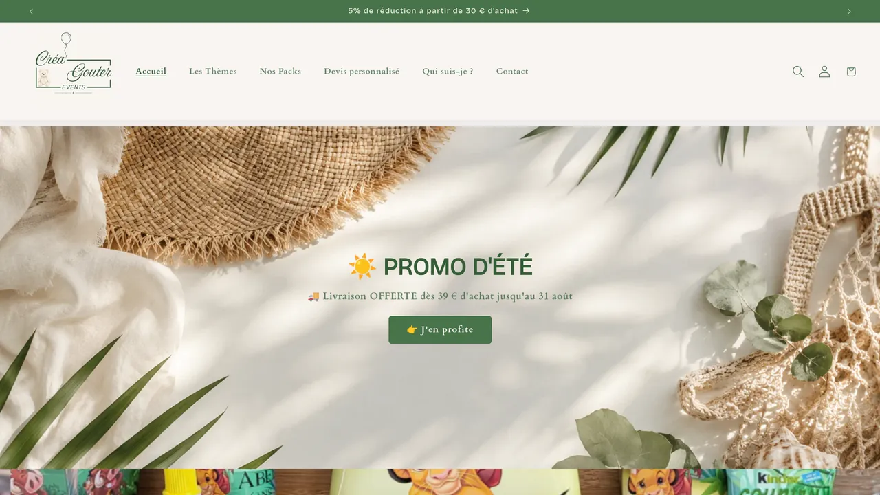 Screenshot de Créa'Goûter