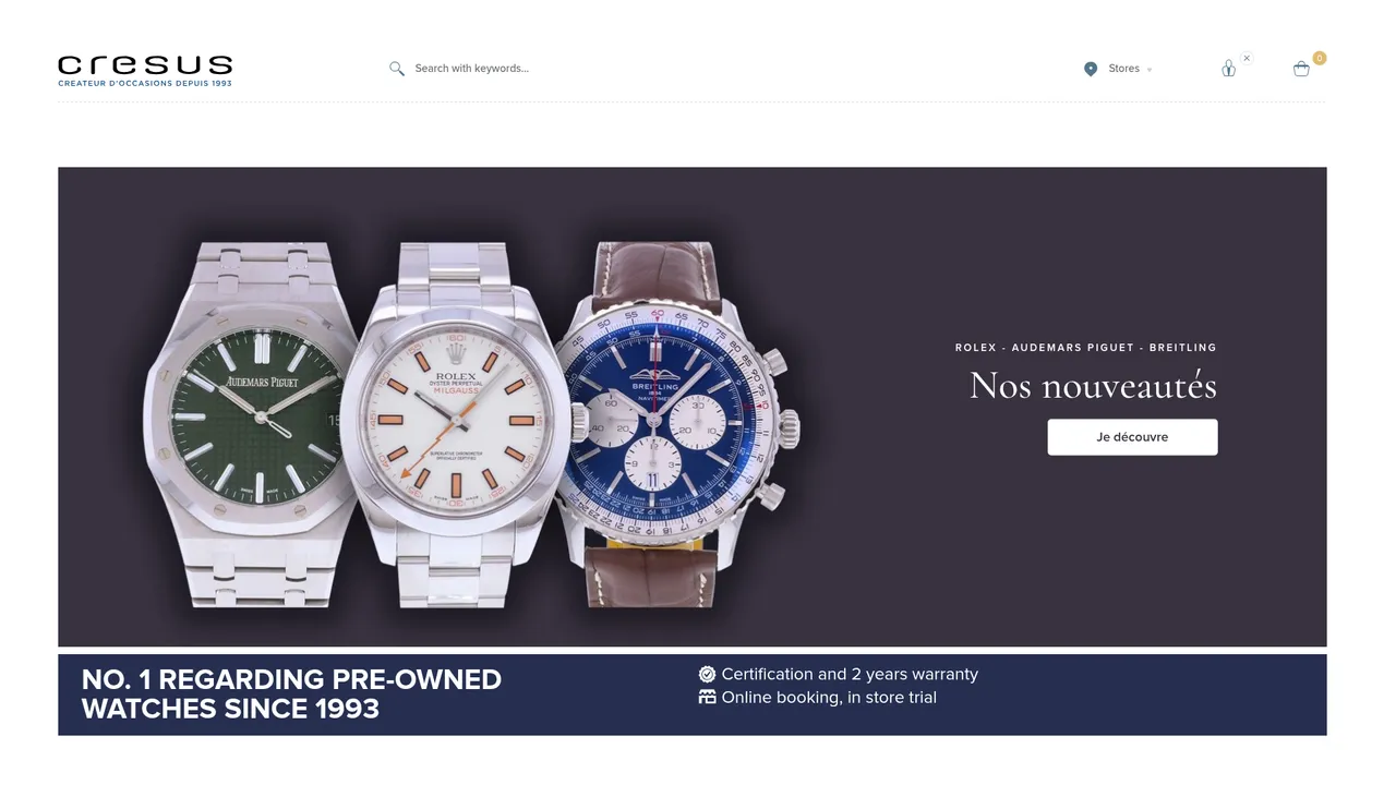 Screenshot de Cresuswatches