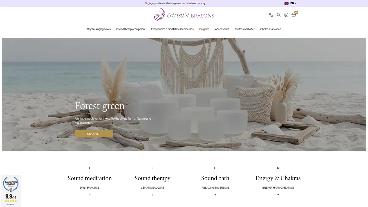 Screenshot de Cristal Vibrasons