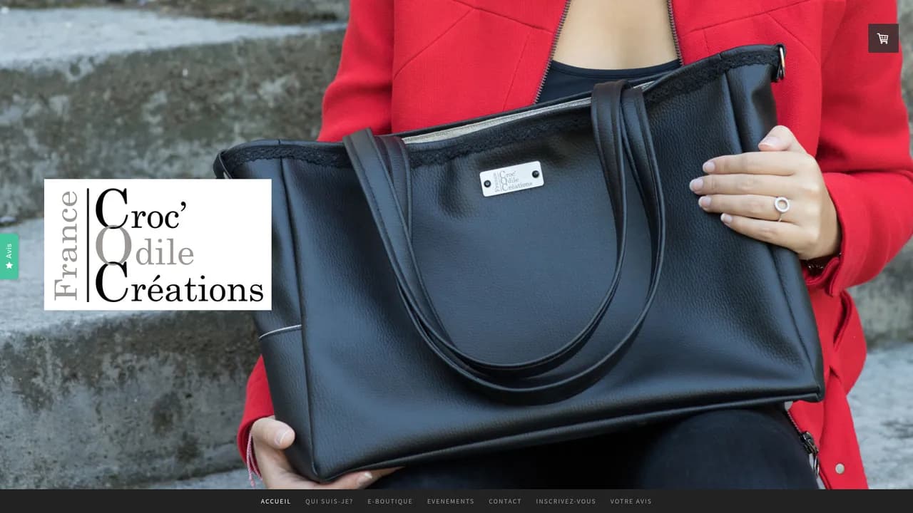 Aperçu du site Croc'Odile Créations