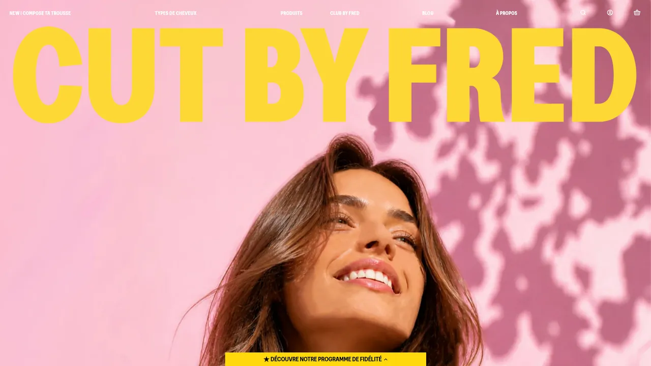Screenshot de cutbyfred.com