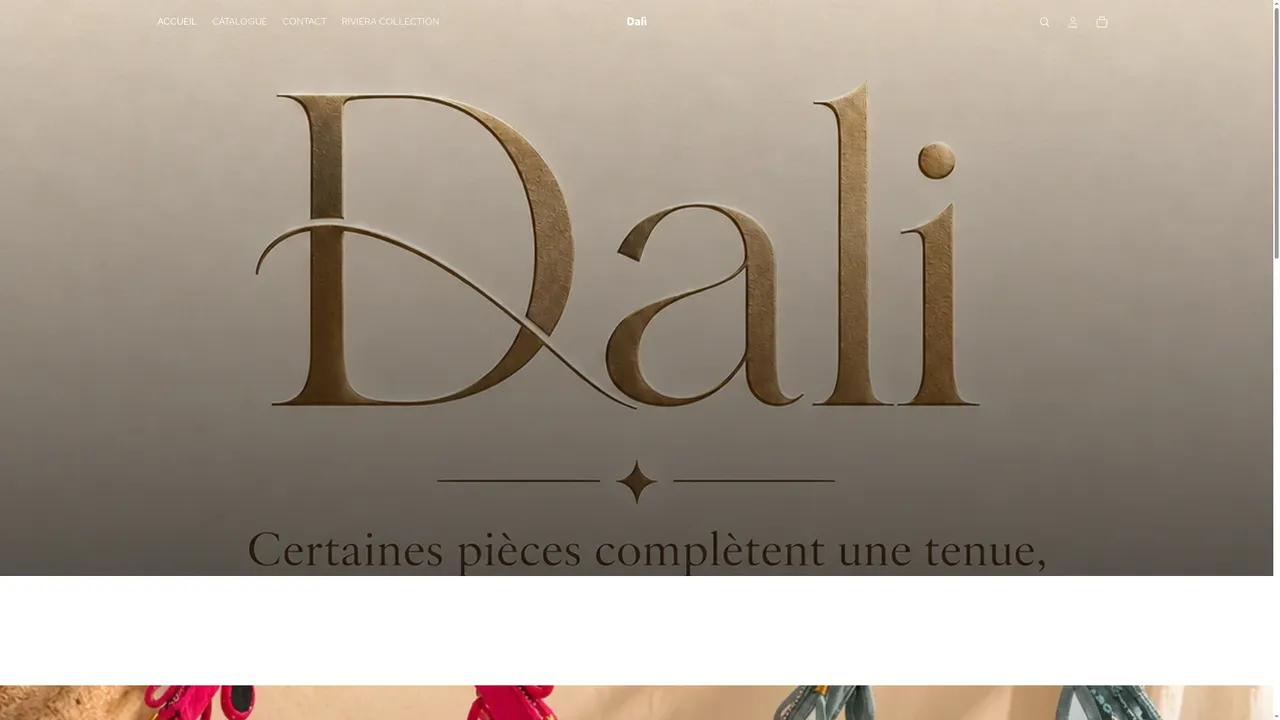 Screenshot de dalistudio.fr
