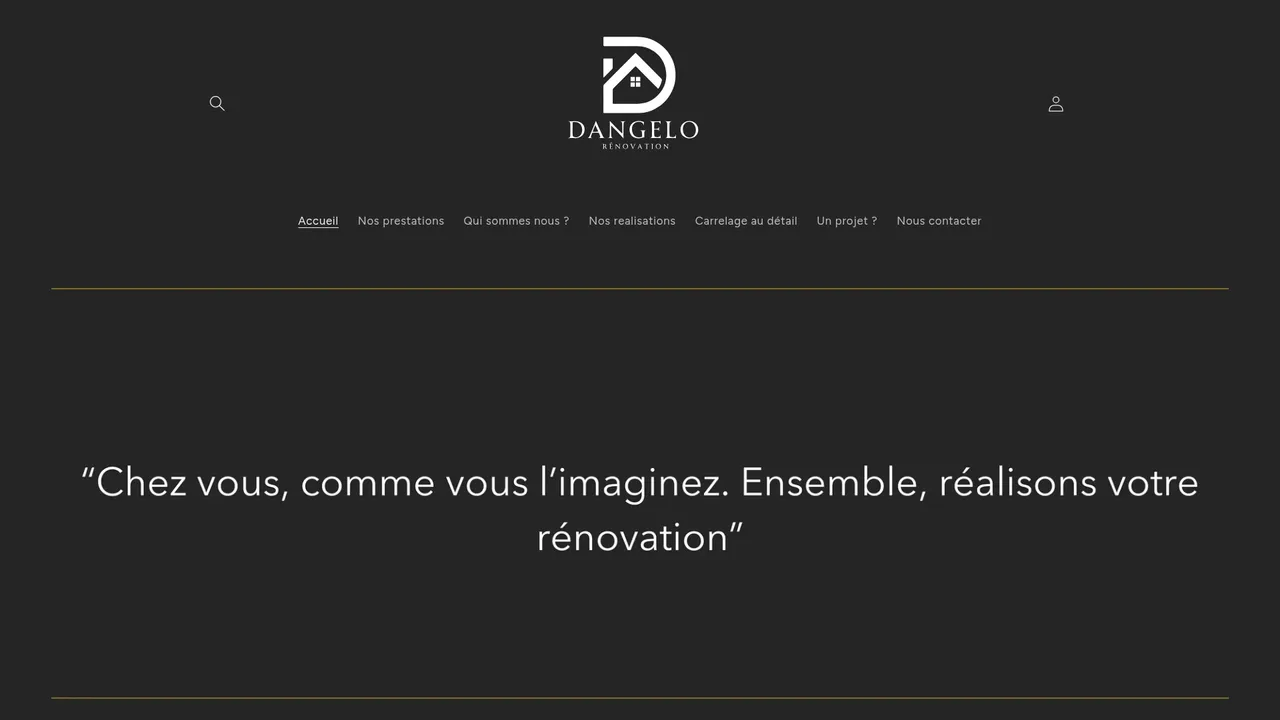 Screenshot de Dangelo Rénovation