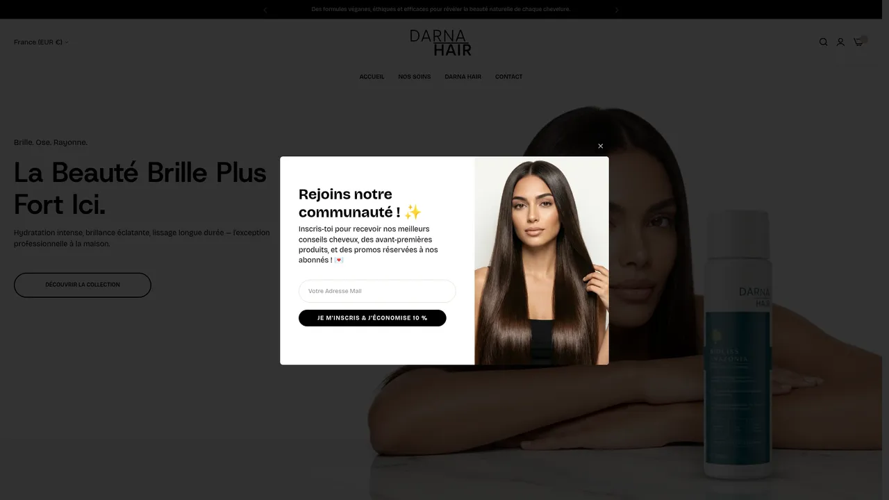 Screenshot de DARNA HAIR