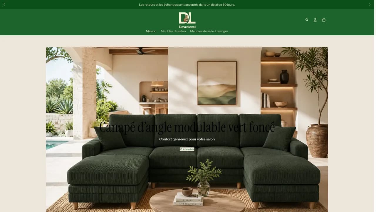 Screenshot de davrelevel.com