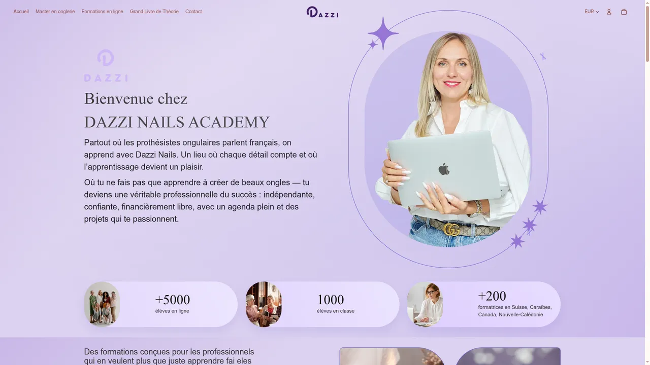 Screenshot de DAZZI NAILS