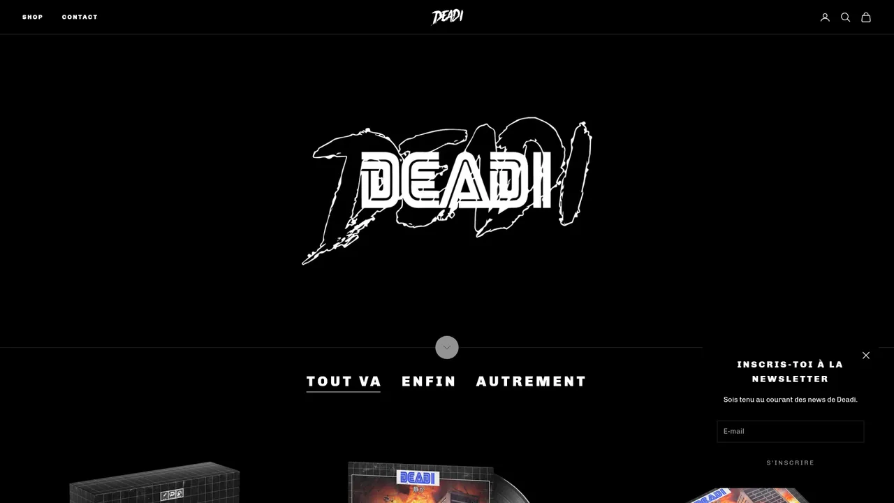 Screenshot de deadi.fr